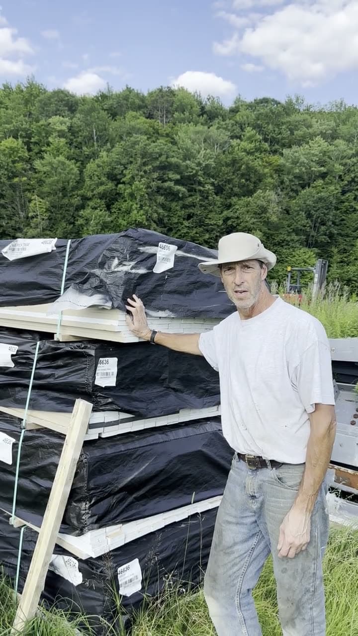 Trim used as batten